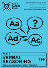 11+ Verbal Reasoning practice papers for grammar schools