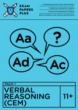 11+ Verbal Reasoning exercises for CEM format exams