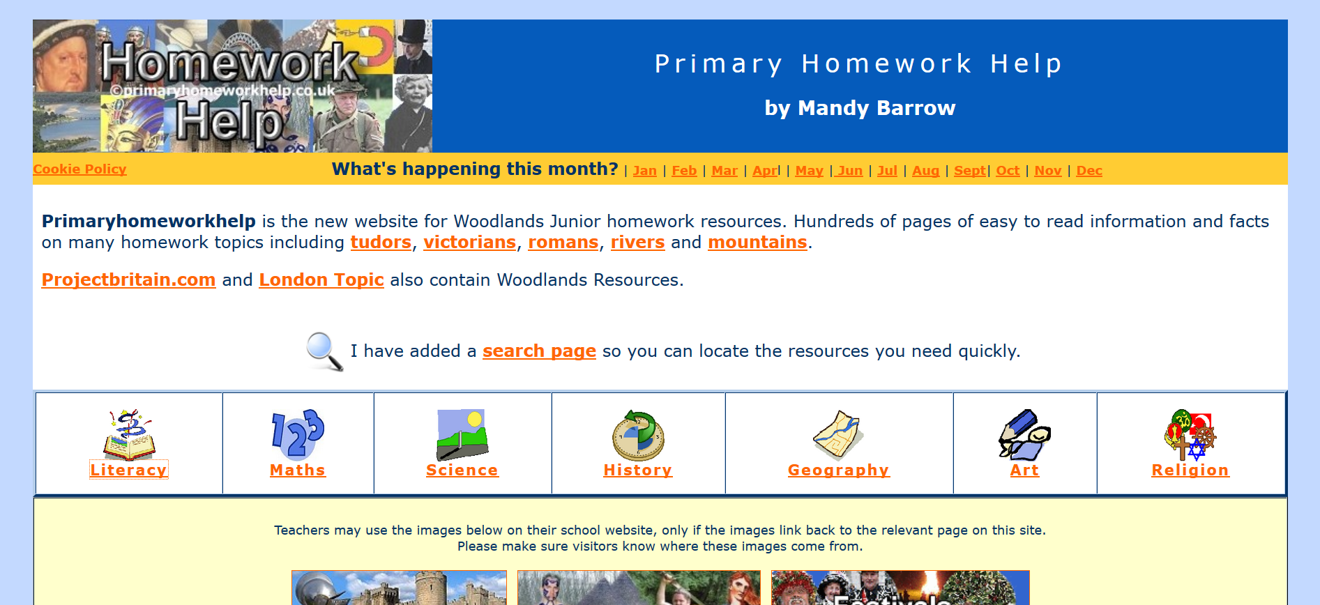 primary help with homework