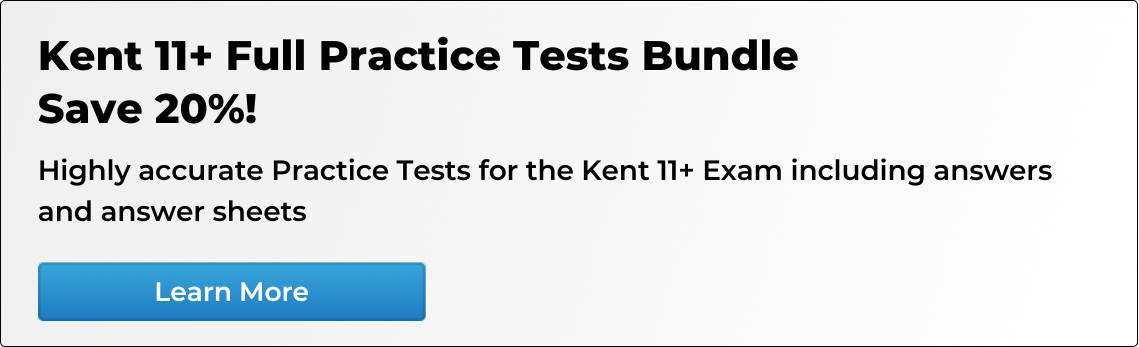 Full Practice Bundle for the Kent 11+ Exam