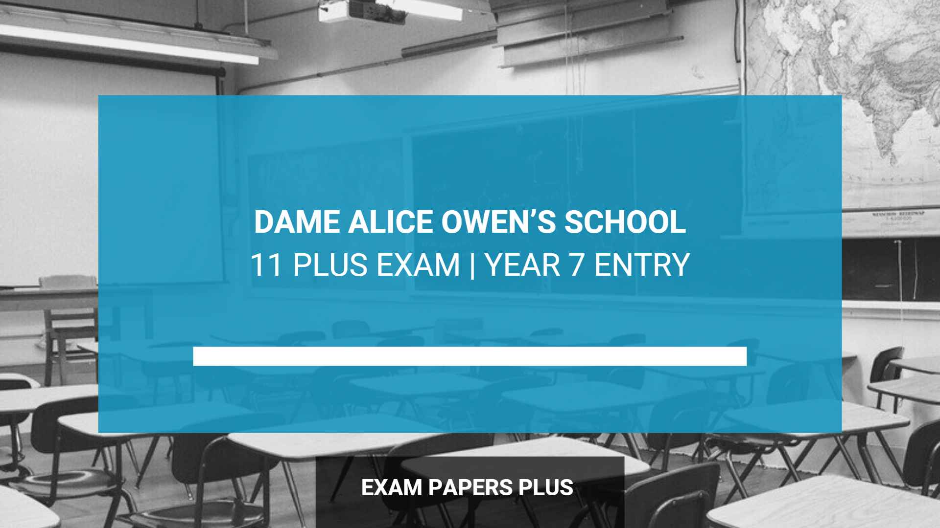 dame-alice-owen-s-school-11-plus-11-exam-2024-year-7-entry