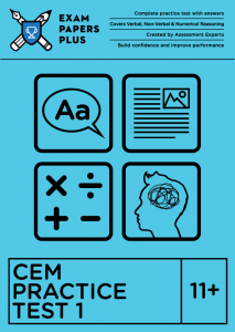 best resources for preparation for CEM 11 plus exams
