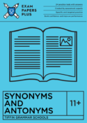 best Tiffin 11+ Stage One Synonyms exercises