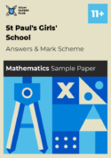 SPGS 11+ mathematics mark scheme