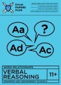 11+ Verbal Reasoning Word Relationships exercises