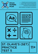 best St. Olave's (SET) 11+ practice papers