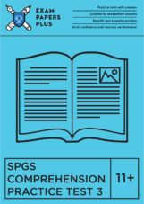 key resources for the 11+ SPGS Comprehension Exam