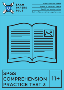 key resources for the 11+ SPGS Comprehension Exam