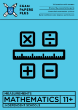 11+ Maths Measurements pack in the standard format