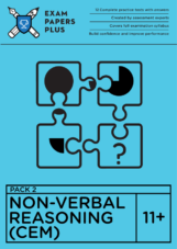 11+ non-verbal reasoning exercises in the CEM format