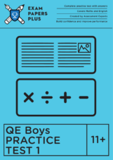 best practice for the QE Boys 11+ exam