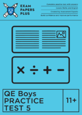 QE Boys 11+ exam practice materials