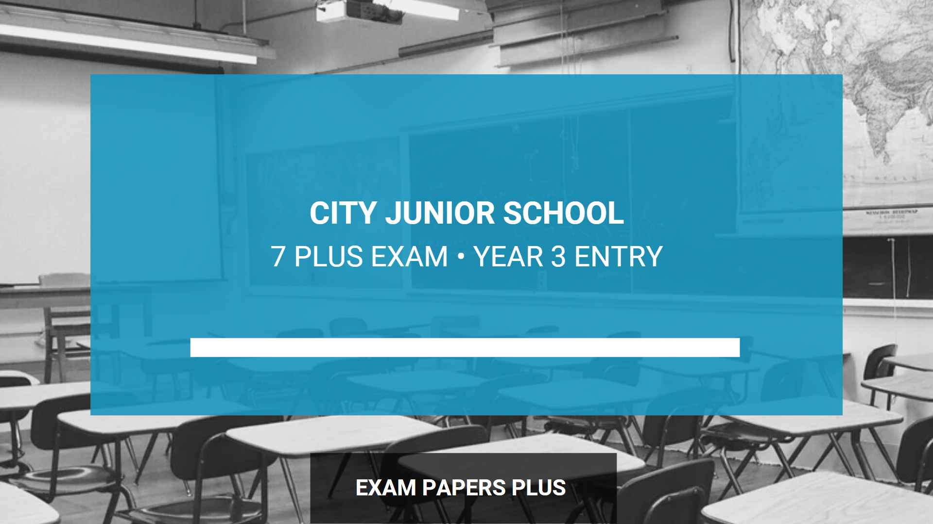 City Junior School 7 Plus (7+) Exam For Year 3 Entry - Key Admissions  Details