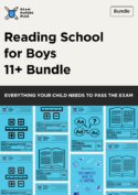 bundle pack for the 11+ Reading School for Boys exam