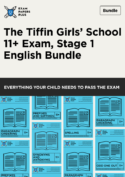details about the Tiffin Girls' School 11 plus stage 1 English exam
