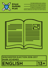 Winchester College 13+ English Scholarship exam Election