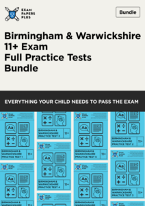 bundle for the Birmingham & Warwickshire 11 plus exam