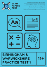 best practice papers for the 11+ Birmingham exam