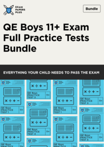 details about the QE Boys 11+ exam