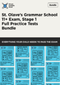 St. Olave’s 11 plus (11+) bundle, stage 1 exam