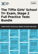 Tiffin Girls Stage 2 11+ practice tests bundle