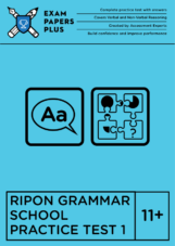 best preparation for the Ripon Grammar 11+ exam