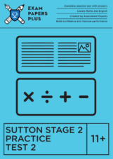 stage two 11+ exam in Sutton