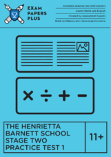 tutorials for the Henrietta Barnett 11+ Stage 2 exam