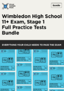 Wimbledon High School 11 plus practice tests bundle