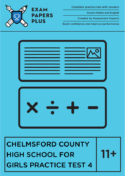 how to prepare for Year 7 entry for Chelmsford County High School