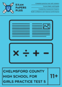 FSCE 11+ exam for Chelmsford County High School for Girls