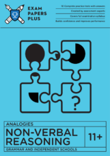 11+ Analogies pack for Non-Verbal Reasoning Reasoning exams
