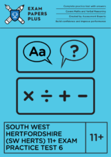 11+ South West Hertfordshire mock test with answers