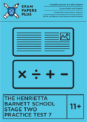 highly accurate mock for the Henrietta Barnett eleven plus stage 2 exam