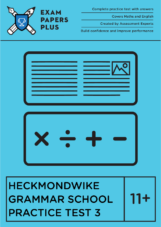 Heckmondwike Grammar School 11+ entrance test details